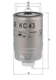 Kraftstofffilter KNECHT KC 43