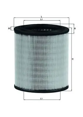 Luftfilter KNECHT LX 715 Bild Luftfilter KNECHT LX 715