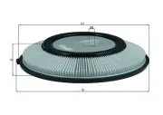Luftfilter KNECHT LX 724