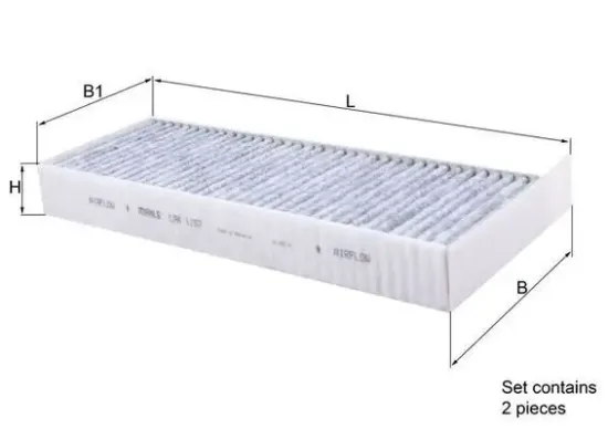 Filter, Innenraumluft KNECHT LAK 1157/S Bild Filter, Innenraumluft KNECHT LAK 1157/S