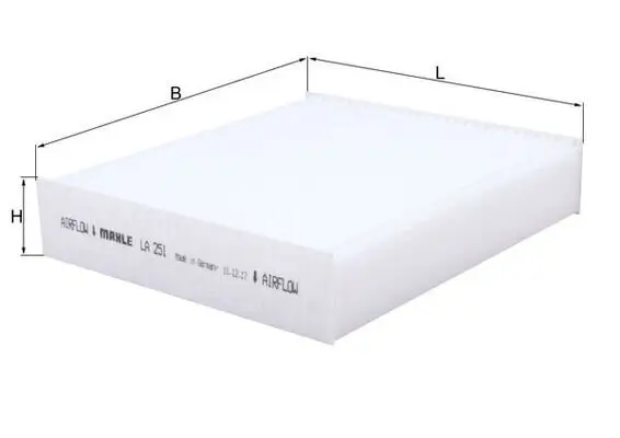 Filter, Innenraumluft KNECHT LA 251