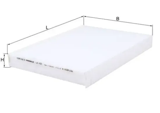 Filter, Innenraumluft KNECHT LA 437 Bild Filter, Innenraumluft KNECHT LA 437
