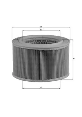 Luftfilter KNECHT LX 446 Bild Luftfilter KNECHT LX 446