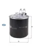 Kraftstofffilter KNECHT KL 723D Bild Kraftstofffilter KNECHT KL 723D