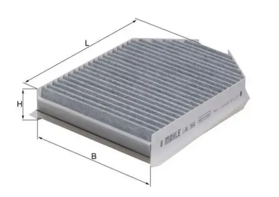 Filter, Innenraumluft KNECHT LAK 364 Bild Filter, Innenraumluft KNECHT LAK 364