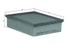 Luftfilter KNECHT LX 1765 Bild Luftfilter KNECHT LX 1765