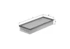 Luftfilter KNECHT LX 521 Bild Luftfilter KNECHT LX 521