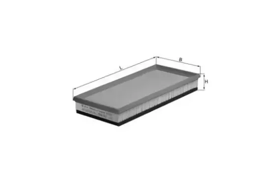 Luftfilter KNECHT LX 596 Bild Luftfilter KNECHT LX 596