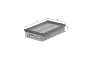 Luftfilter KNECHT LX 624