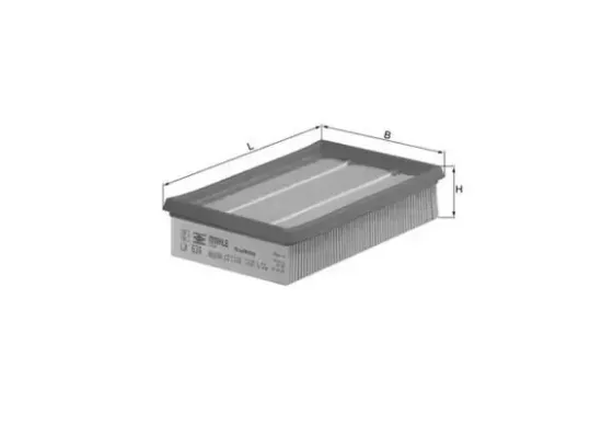 Luftfilter KNECHT LX 624 Bild Luftfilter KNECHT LX 624