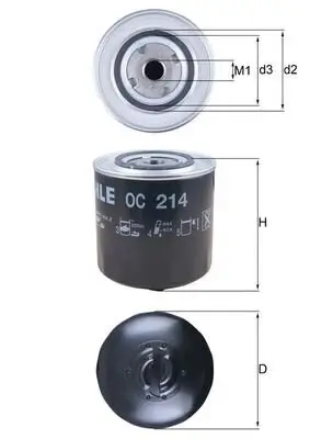 Ölfilter KNECHT OC 214