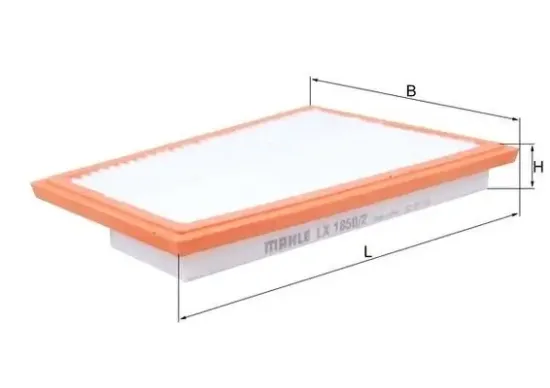 Luftfilter KNECHT LX 1850/2 Bild Luftfilter KNECHT LX 1850/2