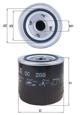 Ölfilter KNECHT OC 288