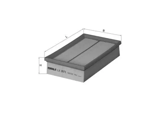 Luftfilter KNECHT LX 2671