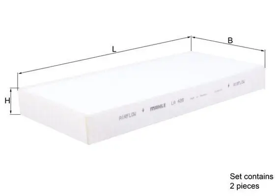 Filter, Innenraumluft KNECHT LA 426/S