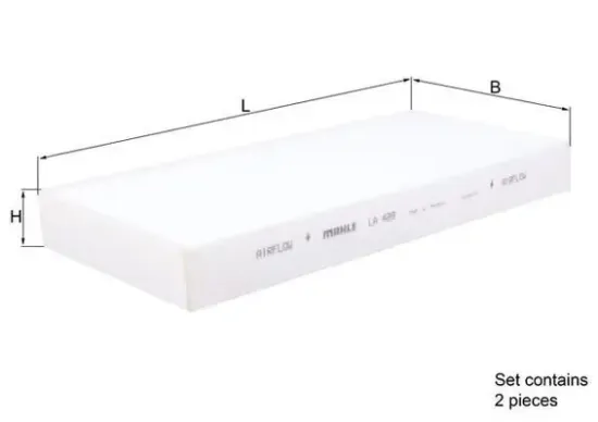 Filter, Innenraumluft KNECHT LA 426/S Bild Filter, Innenraumluft KNECHT LA 426/S