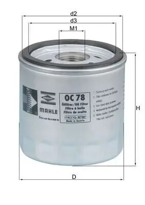 Ölfilter KNECHT OC 78