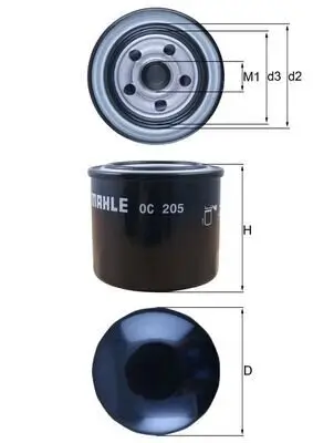 Ölfilter KNECHT OC 205