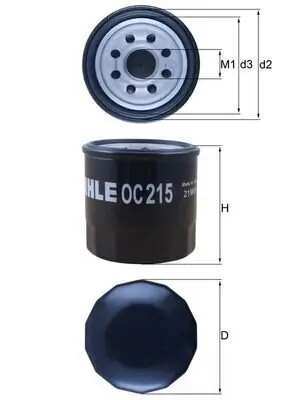 Ölfilter KNECHT OC 215