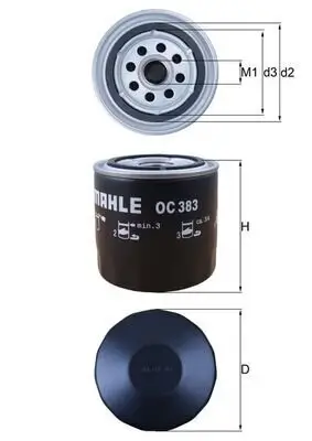 Ölfilter KNECHT OC 383