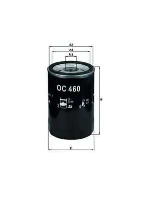 Ölfilter KNECHT OC 460 Bild Ölfilter KNECHT OC 460