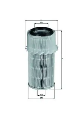 Luftfilter KNECHT LX 682 Bild Luftfilter KNECHT LX 682