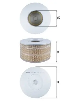 Luftfilter KNECHT LX 1641