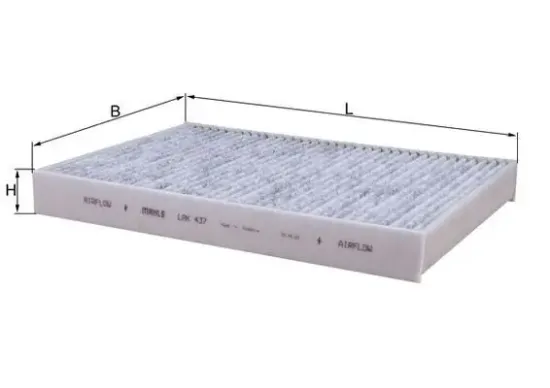 Filter, Innenraumluft KNECHT LAK 437 Bild Filter, Innenraumluft KNECHT LAK 437