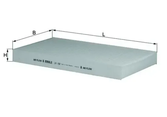 Filter, Innenraumluft KNECHT LA 152 Bild Filter, Innenraumluft KNECHT LA 152