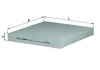 Filter, Innenraumluft KNECHT LA 343