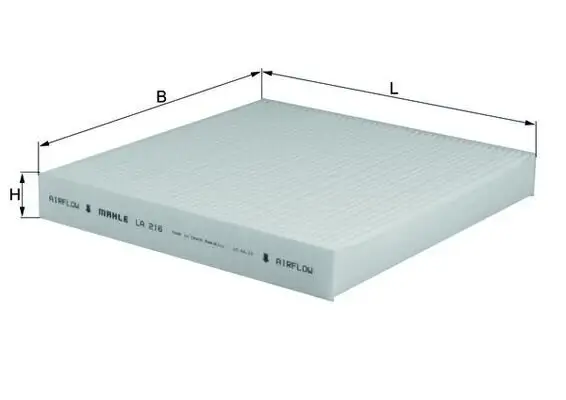 Filter, Innenraumluft KNECHT LA 216