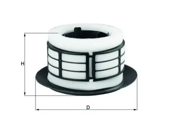 Luftfilter KNECHT LX 292 Bild Luftfilter KNECHT LX 292