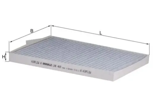 Filter, Innenraumluft KNECHT LAK 469 Bild Filter, Innenraumluft KNECHT LAK 469