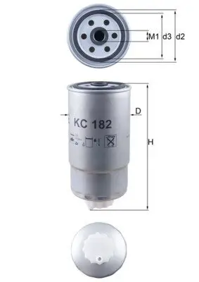 Kraftstofffilter KNECHT KC 182 Bild Kraftstofffilter KNECHT KC 182