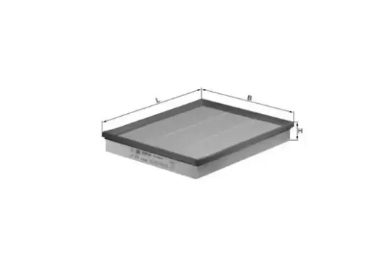 Luftfilter KNECHT LX 876 Bild Luftfilter KNECHT LX 876