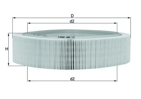 Luftfilter KNECHT LX 346