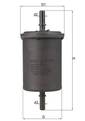 Kraftstofffilter KNECHT KL 416/1 Bild Kraftstofffilter KNECHT KL 416/1