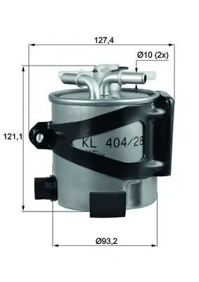 Kraftstofffilter KNECHT KLH 44/25