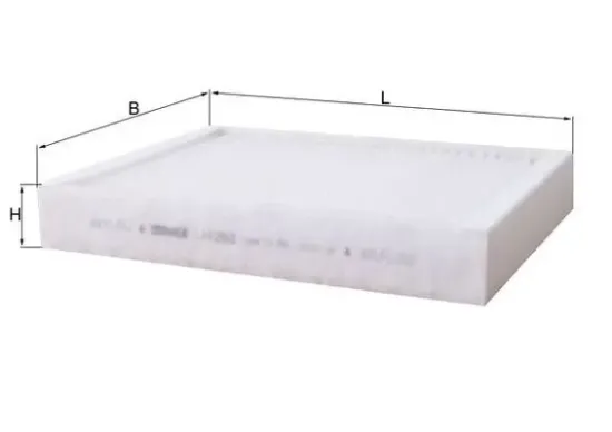 Filter, Innenraumluft KNECHT LA 1263 Bild Filter, Innenraumluft KNECHT LA 1263