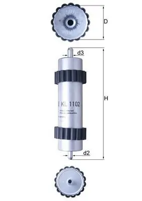 Kraftstofffilter KNECHT KL 1102 Bild Kraftstofffilter KNECHT KL 1102