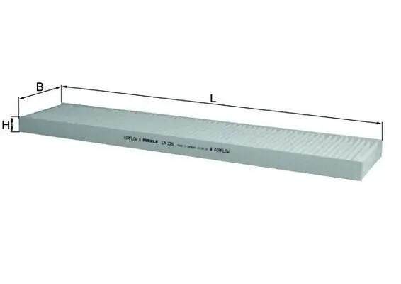 Filter, Innenraumluft KNECHT LA 226