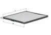 Filter, Innenraumluft KNECHT LA 624