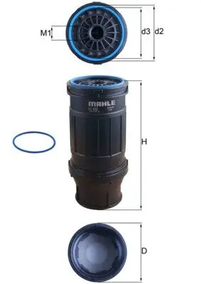 Kraftstofffilter KNECHT KL 440/41 Bild Kraftstofffilter KNECHT KL 440/41