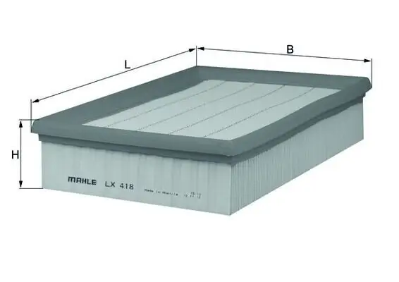 Luftfilter KNECHT LX 418