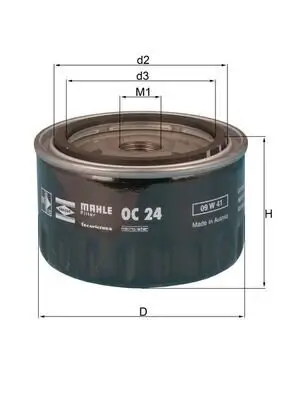 Ölfilter KNECHT OC 24