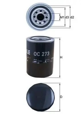 Ölfilter KNECHT OC 273