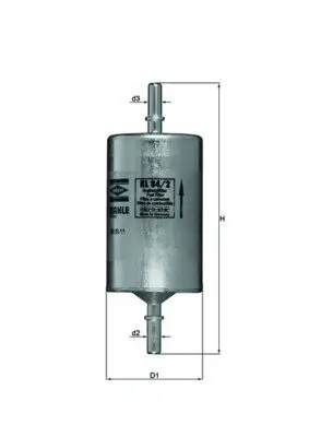 Kraftstofffilter KNECHT KL 84/2 Bild Kraftstofffilter KNECHT KL 84/2
