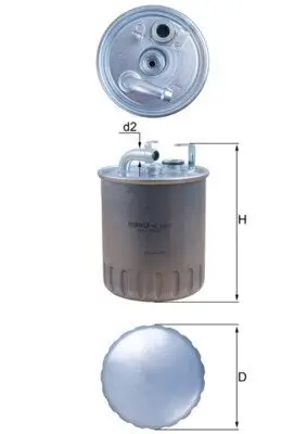 Kraftstofffilter KNECHT KL 100/1 Bild Kraftstofffilter KNECHT KL 100/1