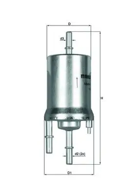 Kraftstofffilter KNECHT KL 156/1