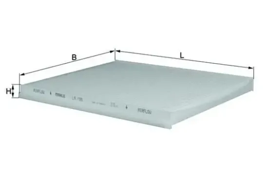 Filter, Innenraumluft KNECHT LA 199 Bild Filter, Innenraumluft KNECHT LA 199